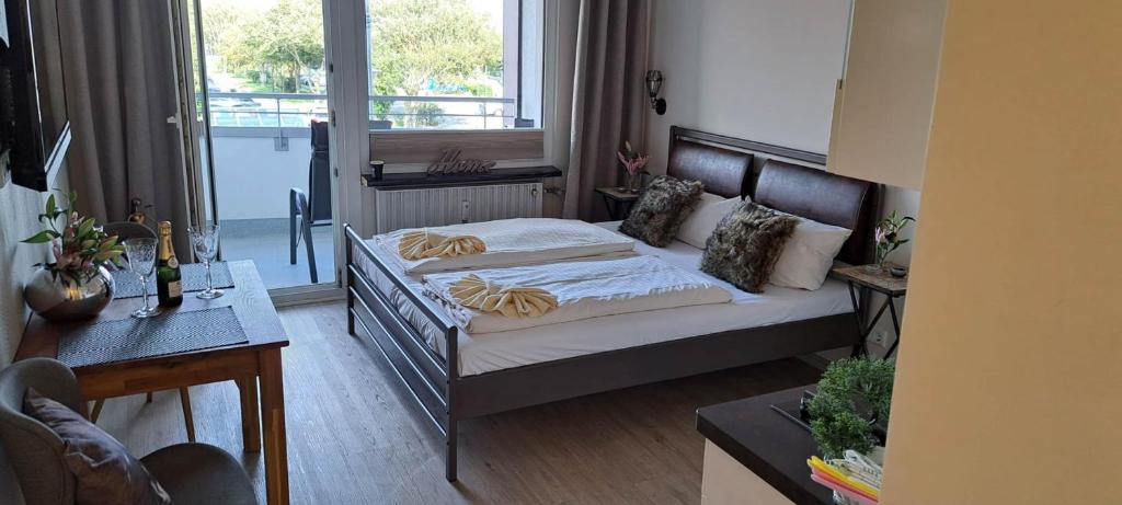 Cama o camas de una habitación en Ankerlicht