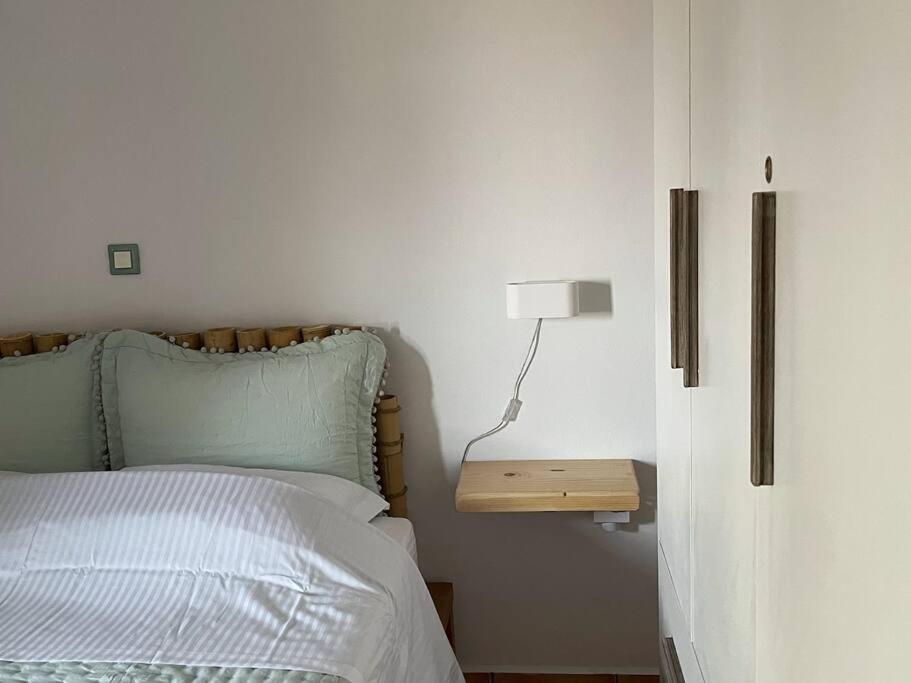 Ein Bett oder Betten in einem Zimmer der Unterkunft Volax280 Syros Amazing View
