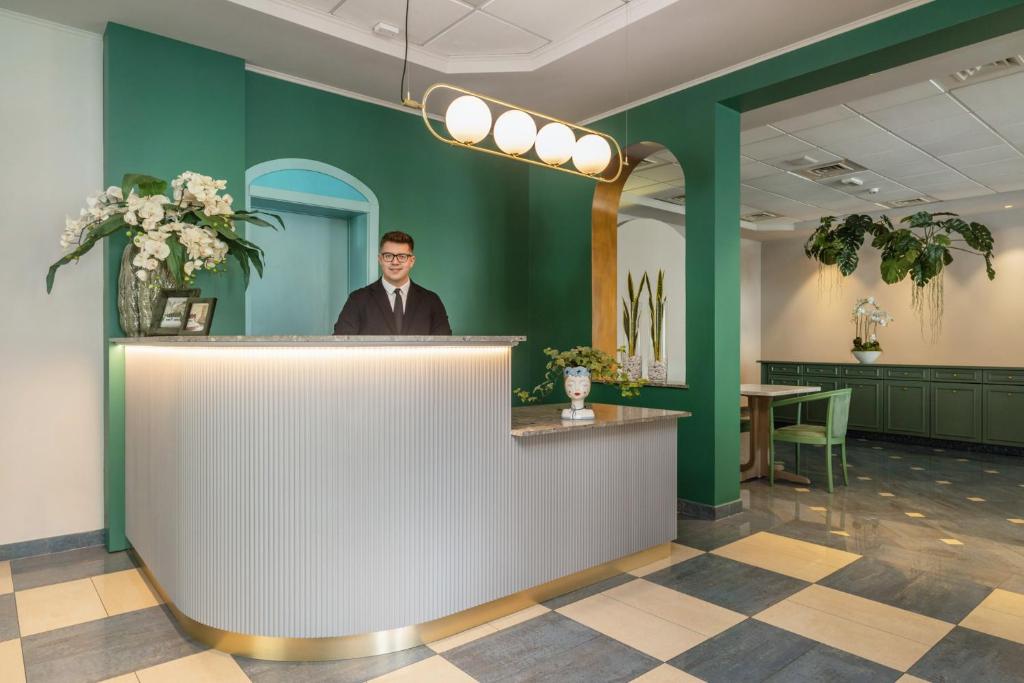 Vstupní hala nebo recepce v ubytování Salus Smart & Chic Hotel
