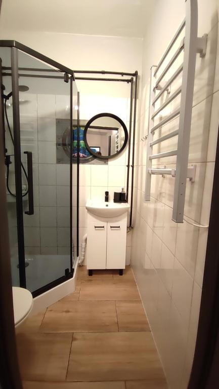 Phòng tắm tại Singer Apartament