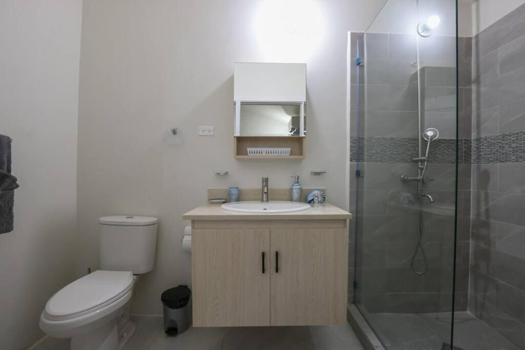 Koupelna v ubytování Osmax Oasis, 2 BD and 2 BA, Gated, near Puerto Seco Beach