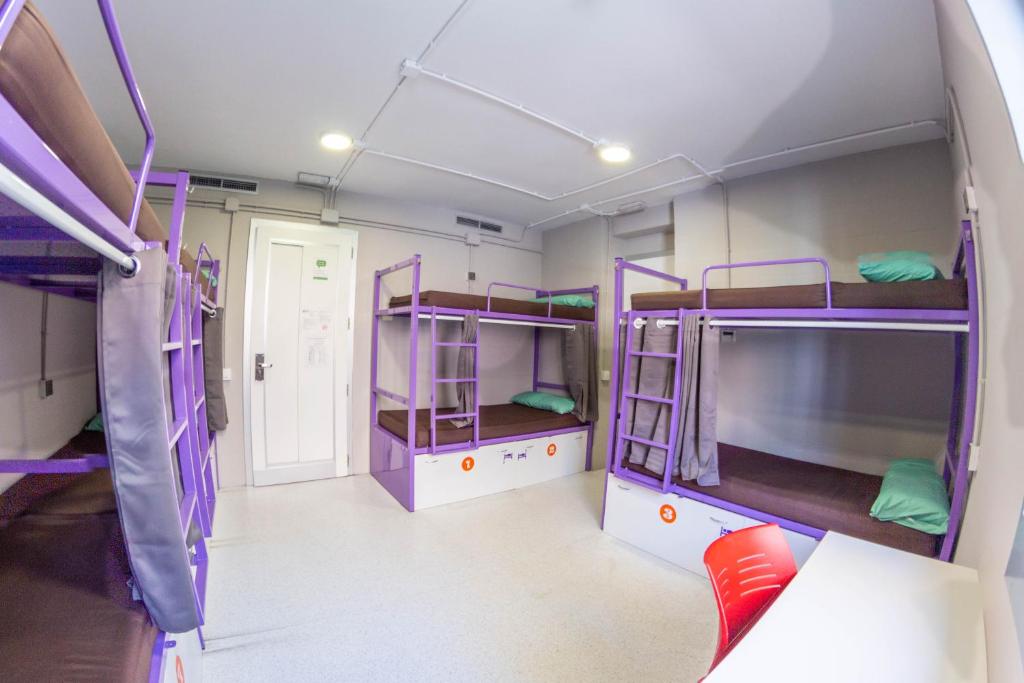 Litera o literas de una habitación en Scout Madrid Hostel