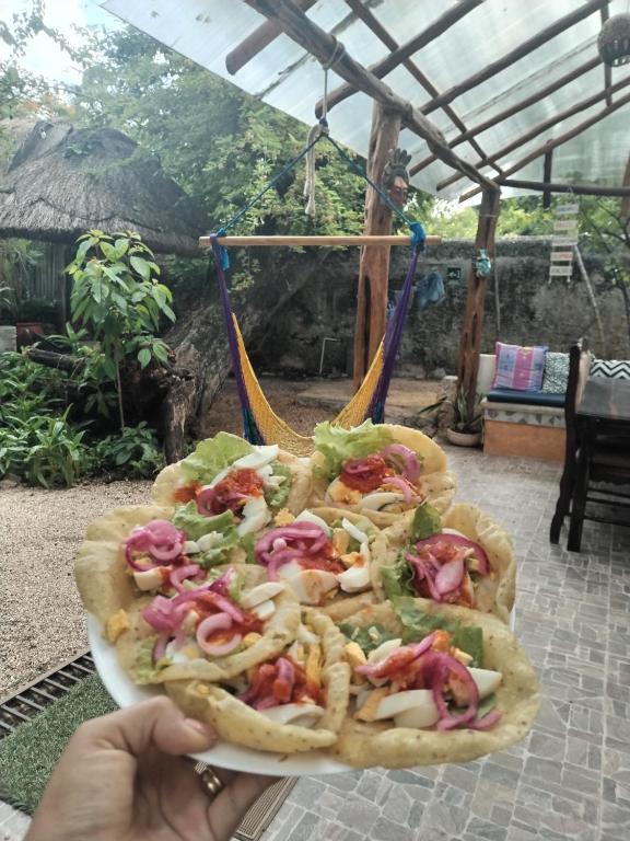 Comida en el hostal o alrededores