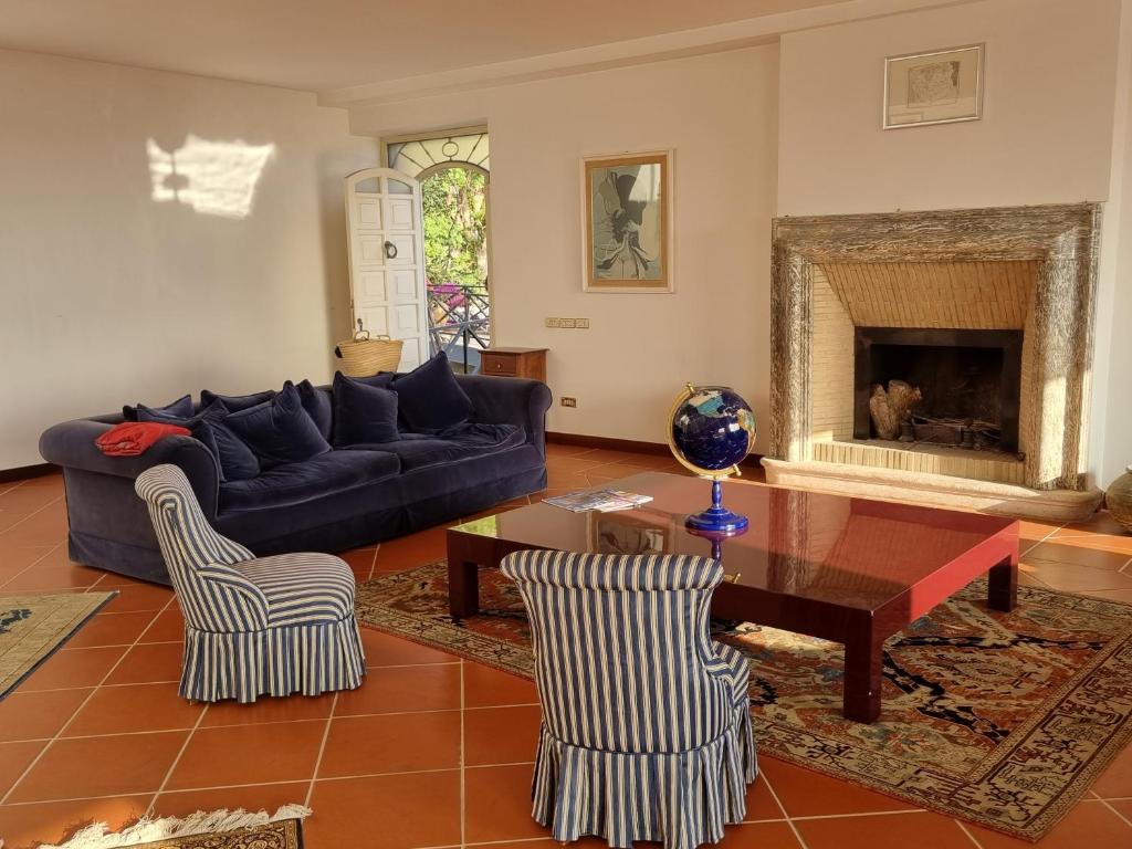 Posezení v ubytování Villa Sul Molo tra Siracusa e Catania