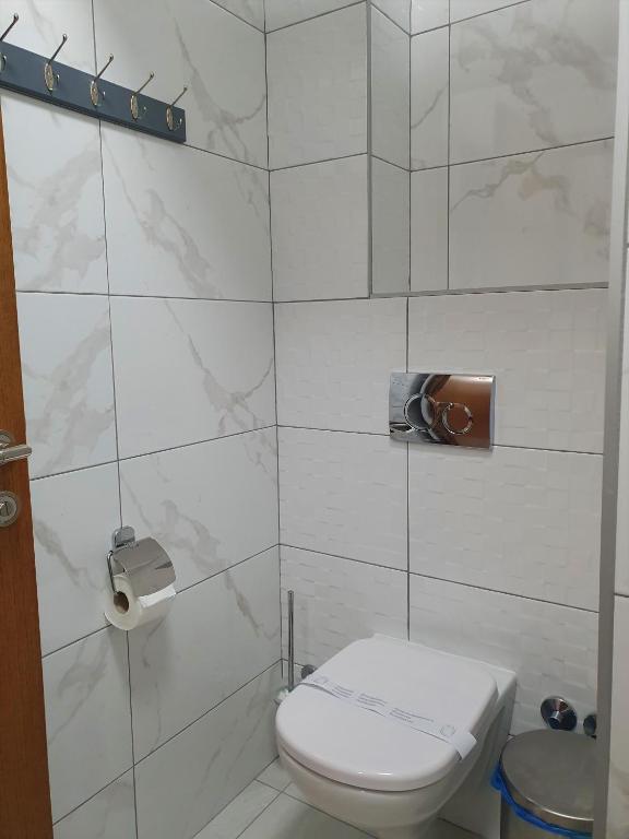 Koupelna v ubytování Hotel Europa