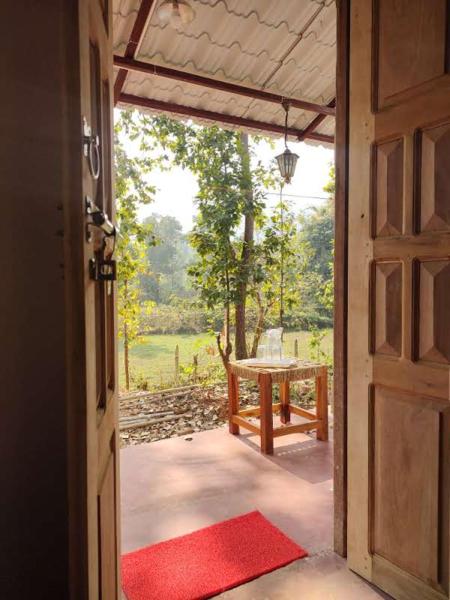 Zahrada ubytování Kurchi Homestay