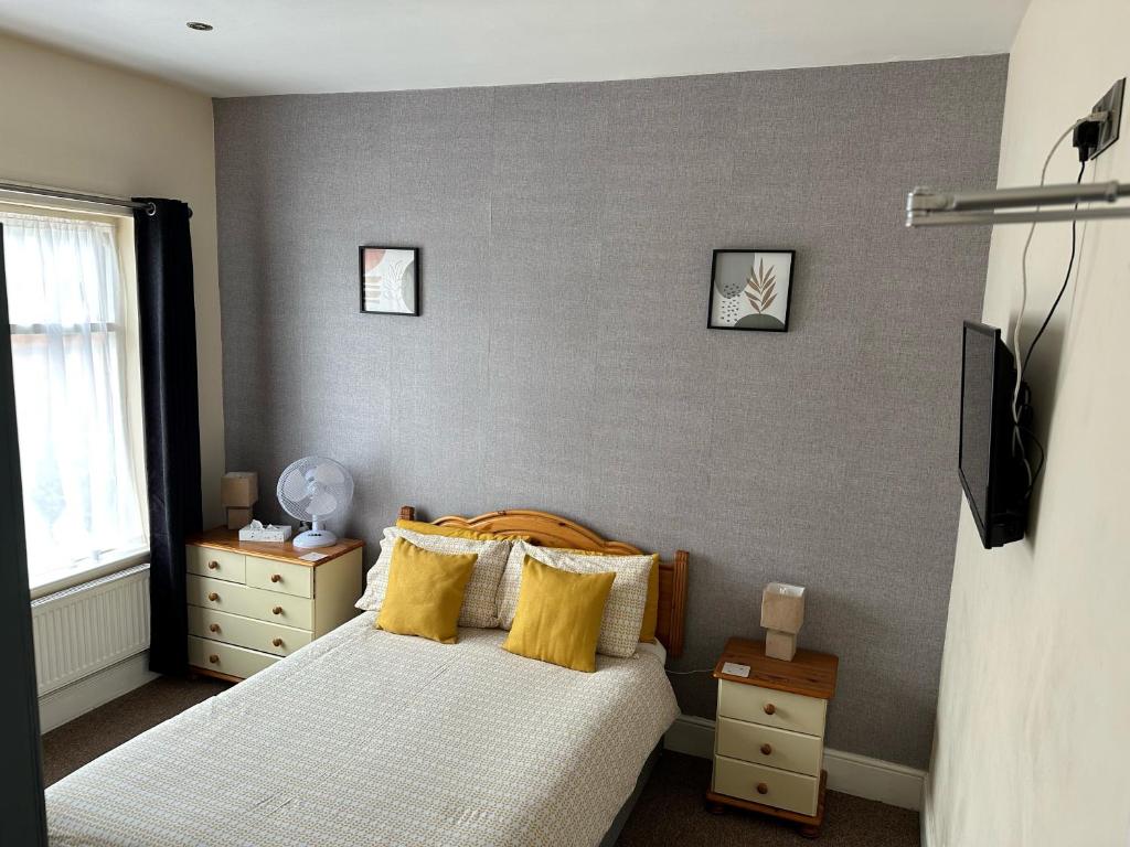 TV a/nebo společenská místnost v ubytování The Grosvenor Free house