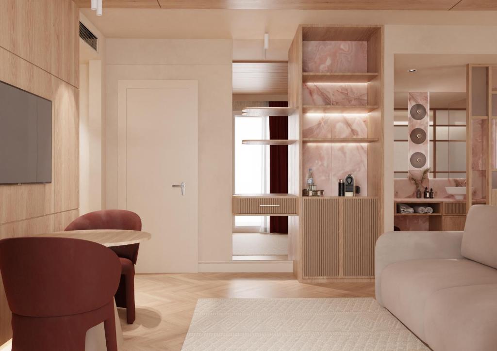 Posezení v ubytování Baia del Mar Beach Boutique Hotel