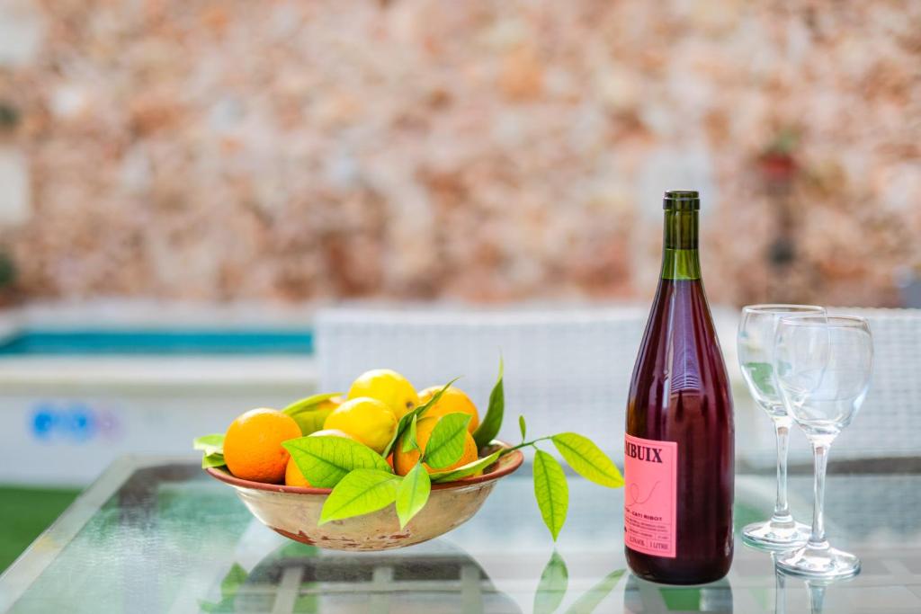 Holiday Home S'Abellar italokat is kínál