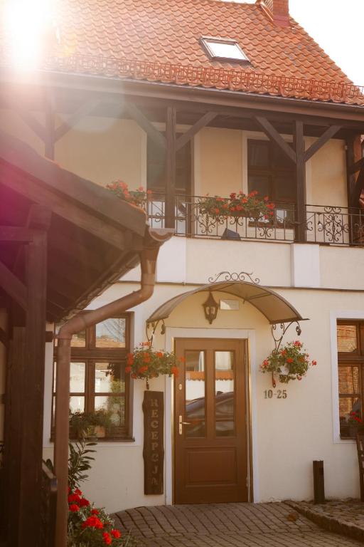 Budova, kde se aparthotel nachází