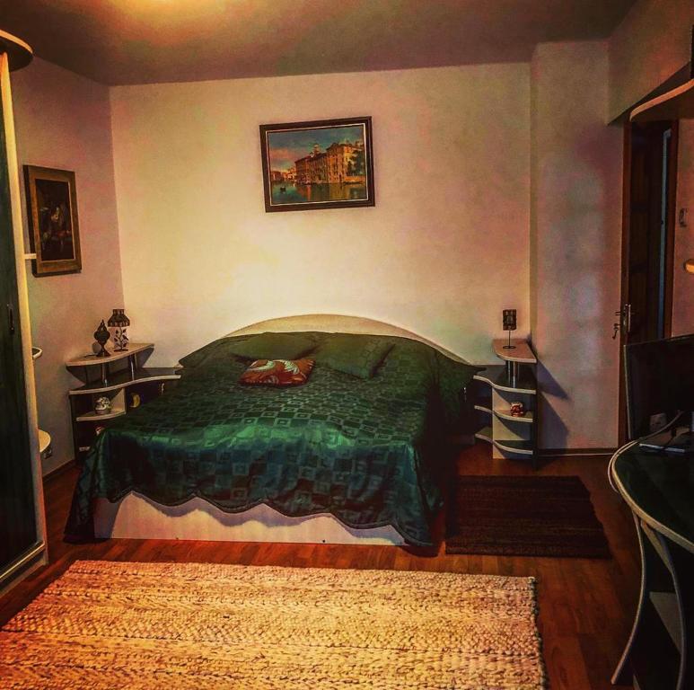 Katil atau katil-katil dalam bilik di Apartament ZEN