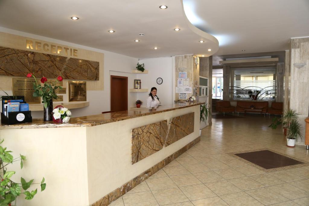 Vstupní hala nebo recepce v ubytování Hotel Orfeu