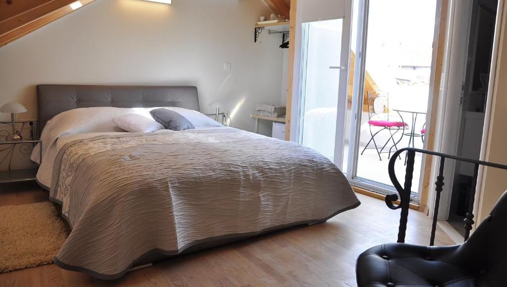 Postel nebo postele na pokoji v ubytování Villa Stagnja