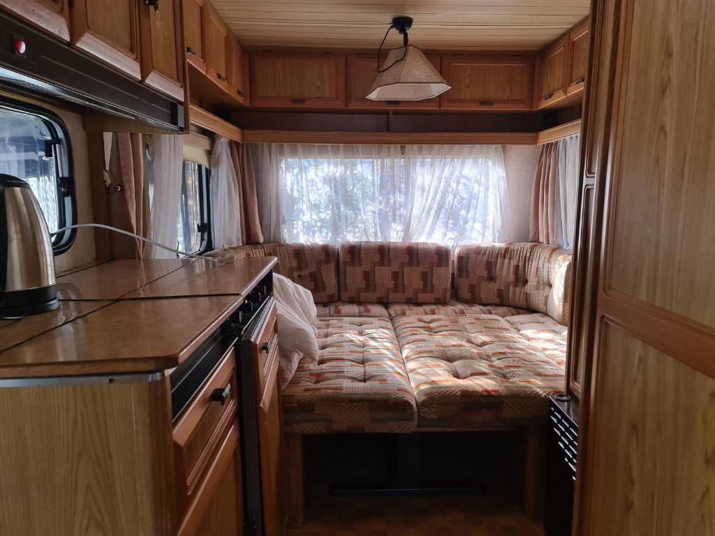 Kuchyň nebo kuchyňský kout v ubytování Camping - Park Władysławowo