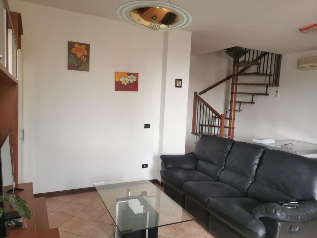 Posezení v ubytování Serenity Home