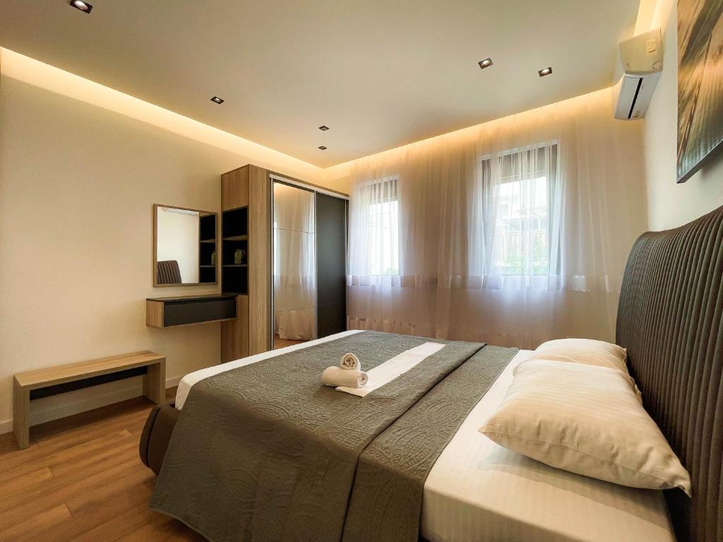 Postel nebo postele na pokoji v ubytování B&B Lovac Hasa 2