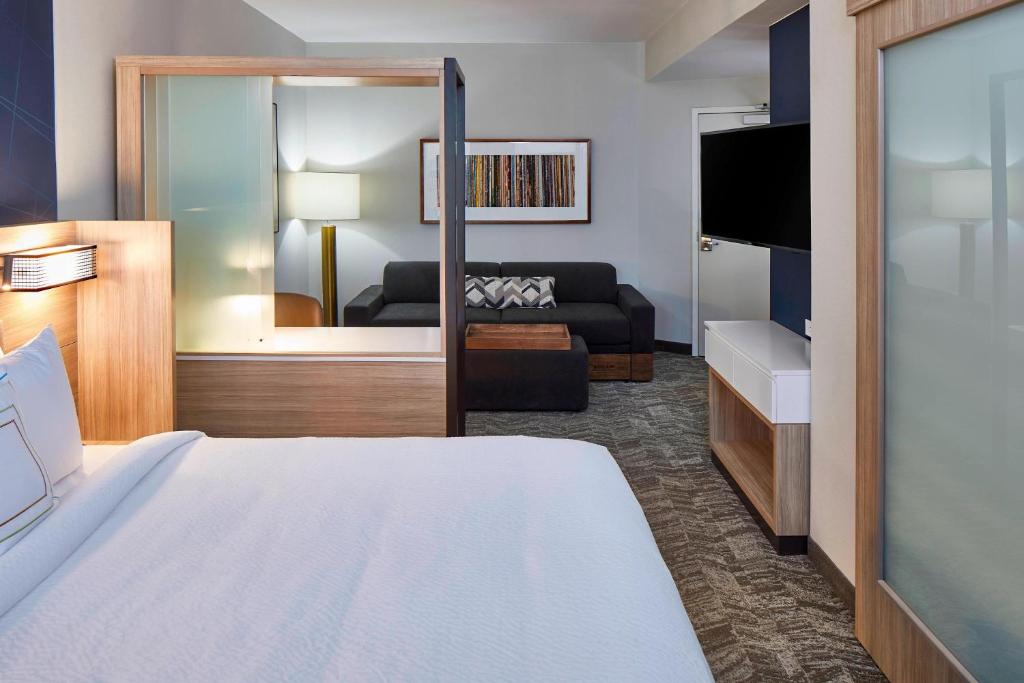 SpringHill Suites by Marriott Nashville Downtown/Convention Center - King Suite Avec Lit Gigogne Et Baignoire Adaptée - Mobilité Accessible