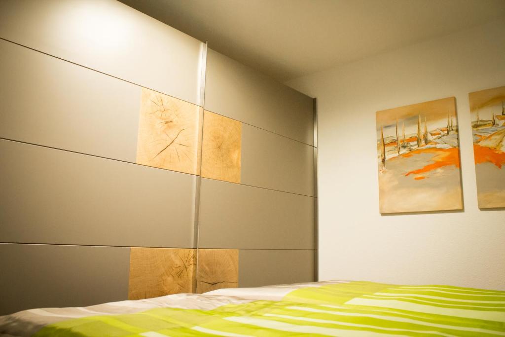 Postel nebo postele na pokoji v ubytování Ferienwohnung Hilber