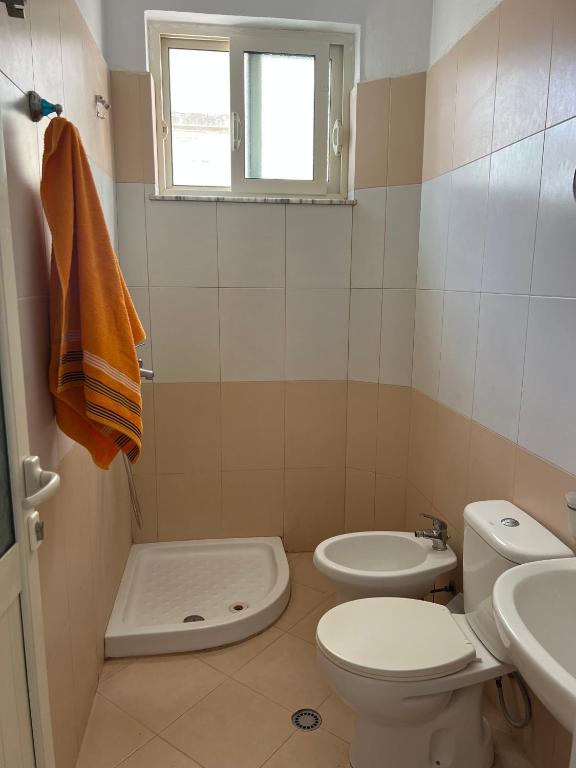 Koupelna v ubytování Kleida Beach Vacation Rentals