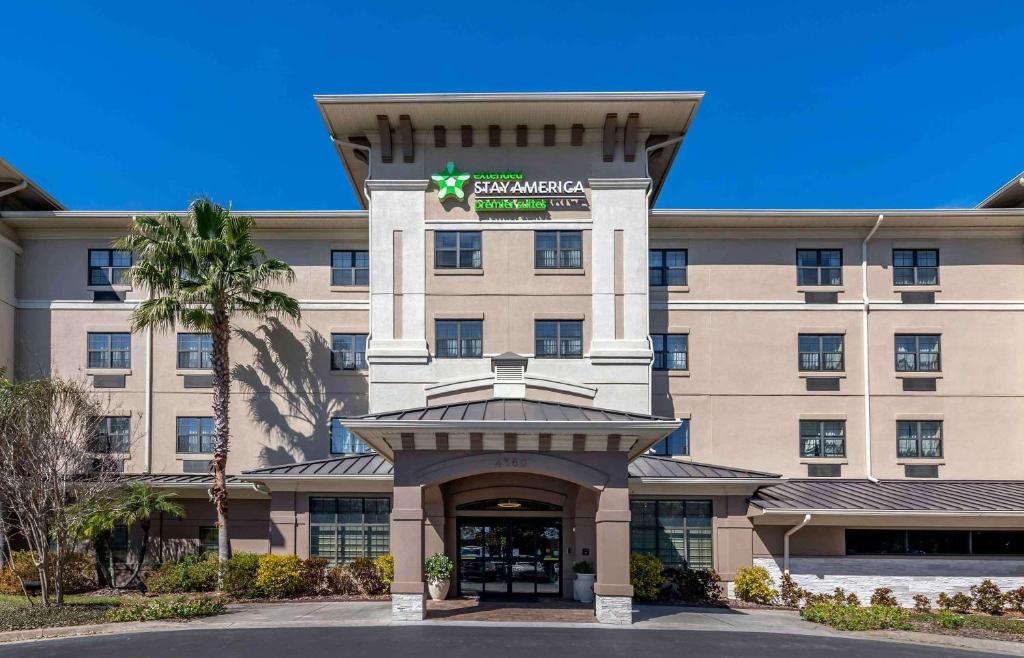a rendering of a hotel with a building at Extended Stay America Premier Suites - Lakeland - I-4 in Lakeland