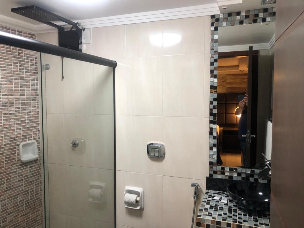 Koupelna v ubytování HOTEL BIGSTAR