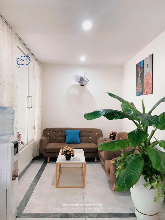 Posezení v ubytování Rosy Hotel Dương Nội