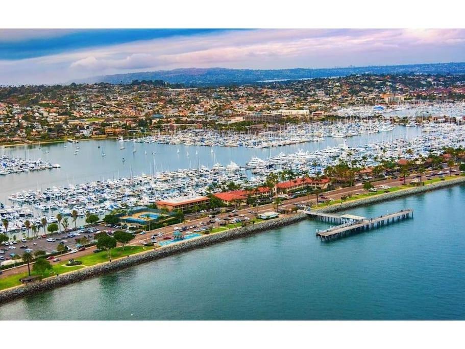 Bird's-eye view ng Point Loma Escape - Walk to the Harbor Restaurants & Shops W parking