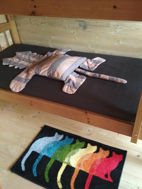 Postel nebo postele na pokoji v ubytování Kilplaste küla kämpingud