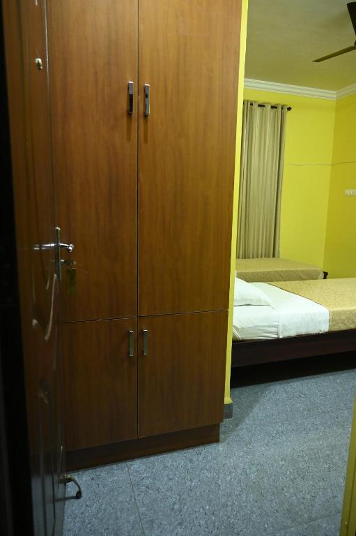 Postel nebo postele na pokoji v ubytování Hotel Siesta De Goa