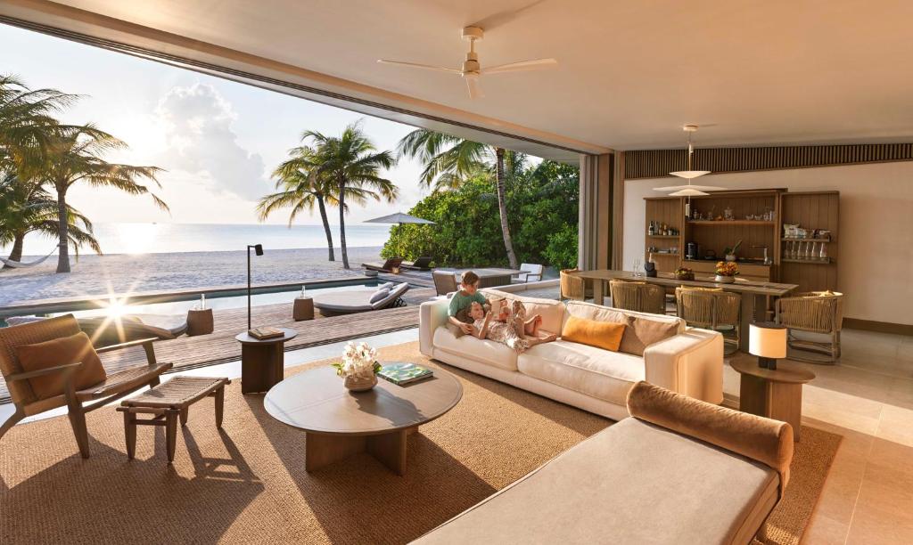The Ritz-Carlton Maldives, Fari Islands - Sunset Villa De Piscine De Plage De Deux Chambres