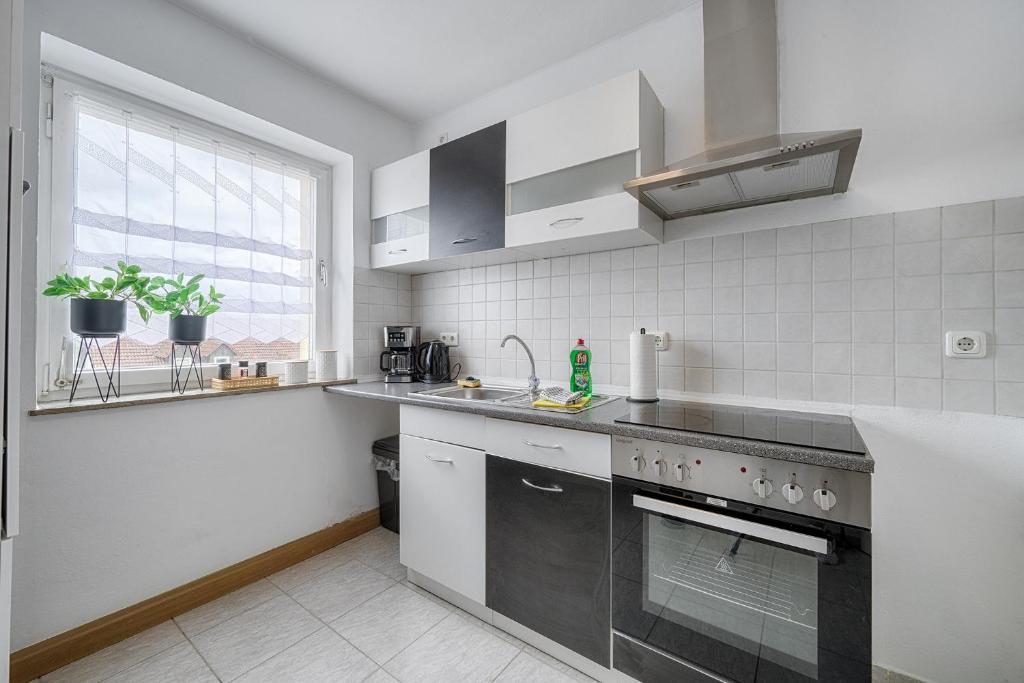 Kuchyň nebo kuchyňský kout v ubytování Select-Home 3 - Netflix - Parkplatz - Business Home