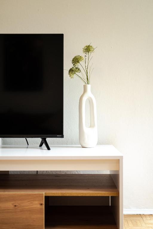 TV a/nebo společenská místnost v ubytování Select-Home 3 - Netflix - Parkplatz - Business Home
