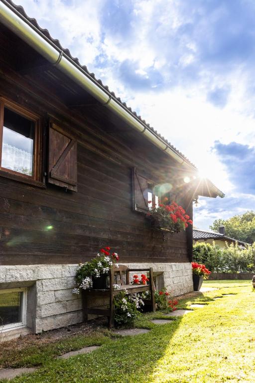 Zahrada ubytování Ferienhütte Puutz
