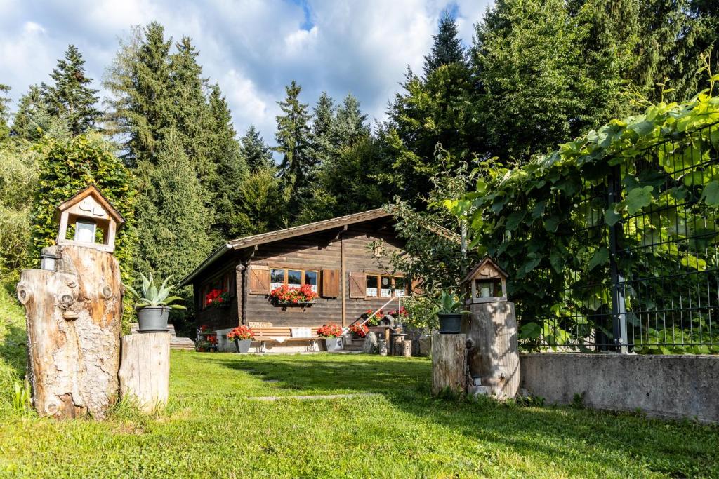 Zahrada ubytování Ferienhütte Puutz