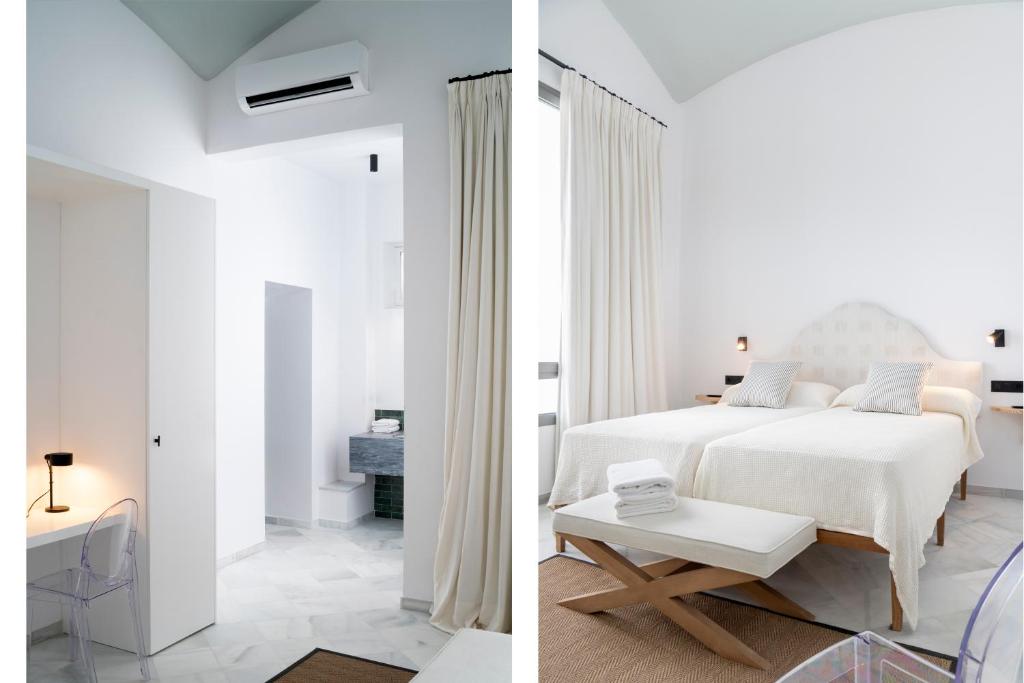 Posteľ alebo postele v izbe v ubytovaní Magno Apartments Fabiola Luxury House