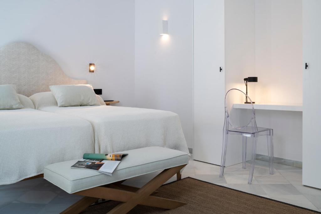 Posteľ alebo postele v izbe v ubytovaní Magno Apartments Fabiola Luxury House