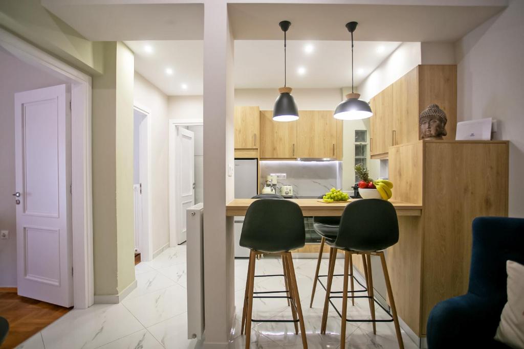 Kuchyňa alebo kuchynka v ubytovaní Semeli by Heloni Apartments