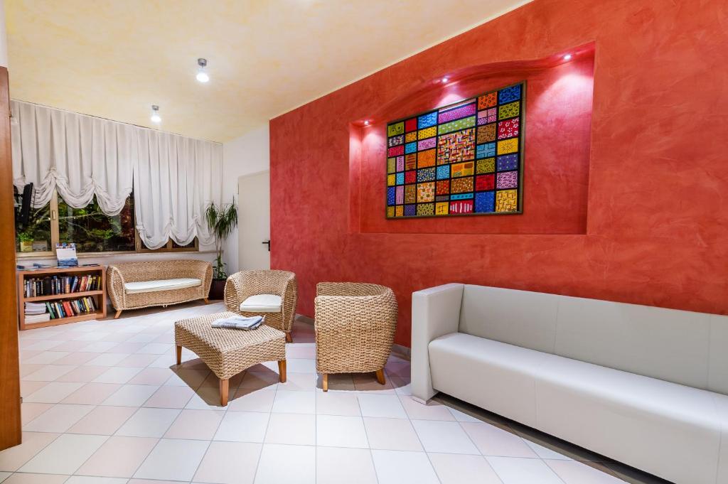 Posezení v ubytování Hotel Garni Losanna