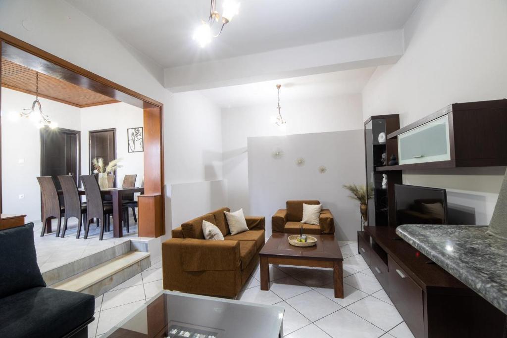 Kuchyň nebo kuchyňský kout v ubytování Casa con pozo Platamonas