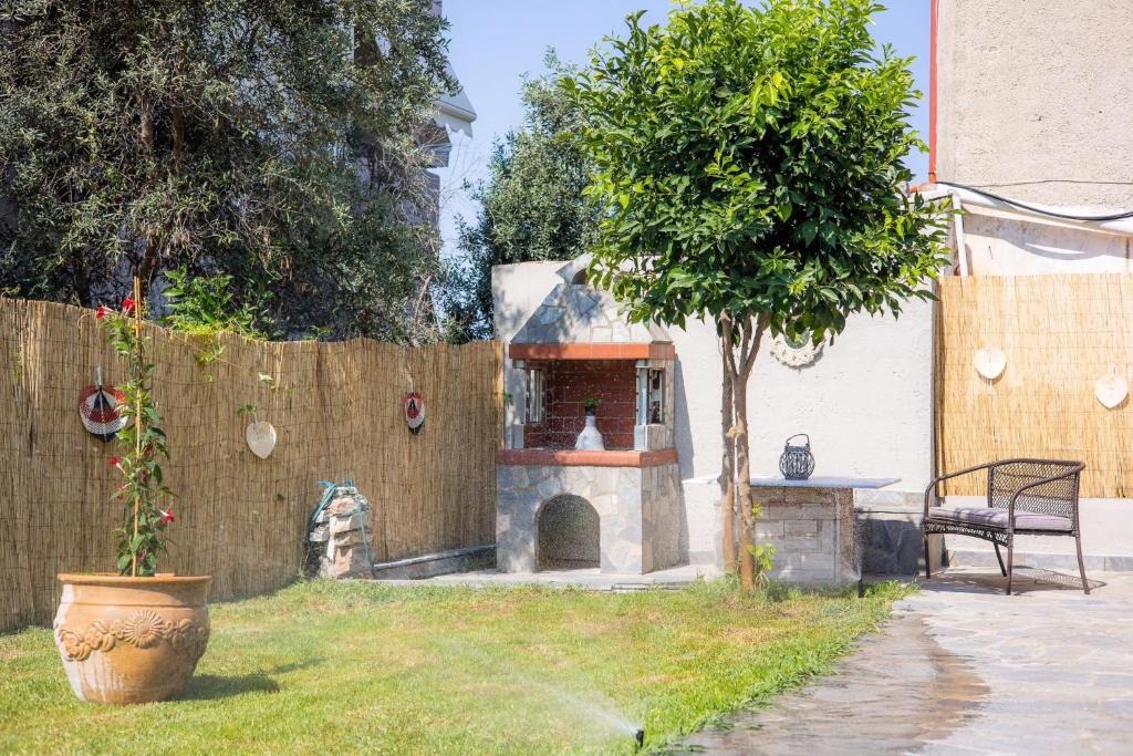 Zahrada ubytování Casa con pozo Platamonas