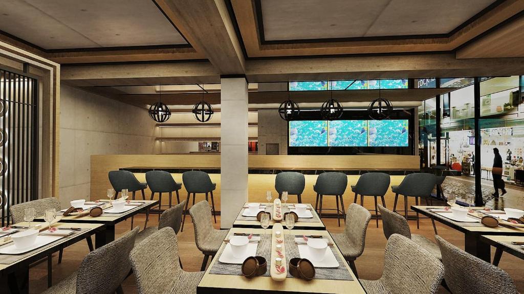 Restaurace v ubytování Hanami Design Hotel