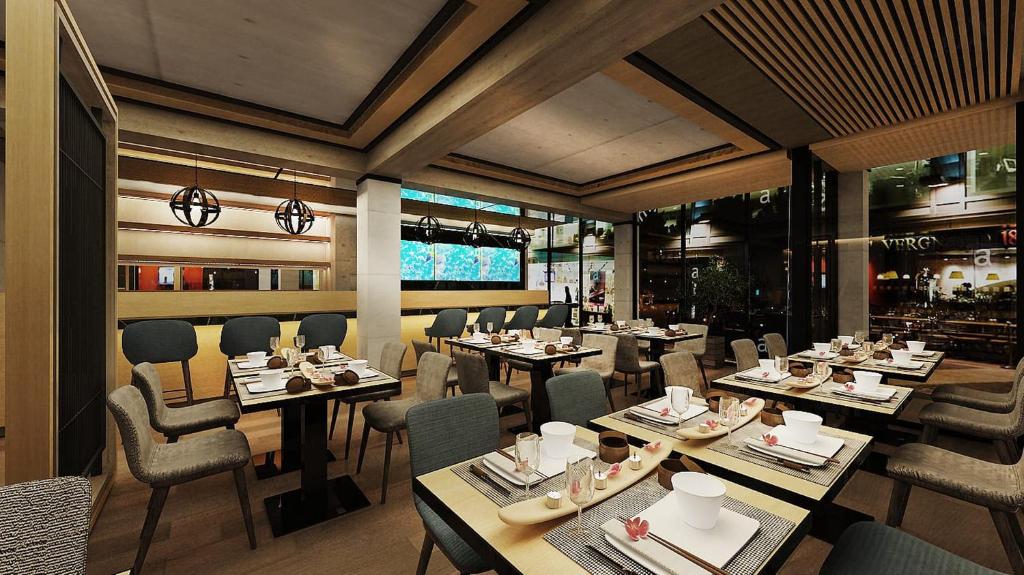 Restaurace v ubytování Hanami Design Hotel