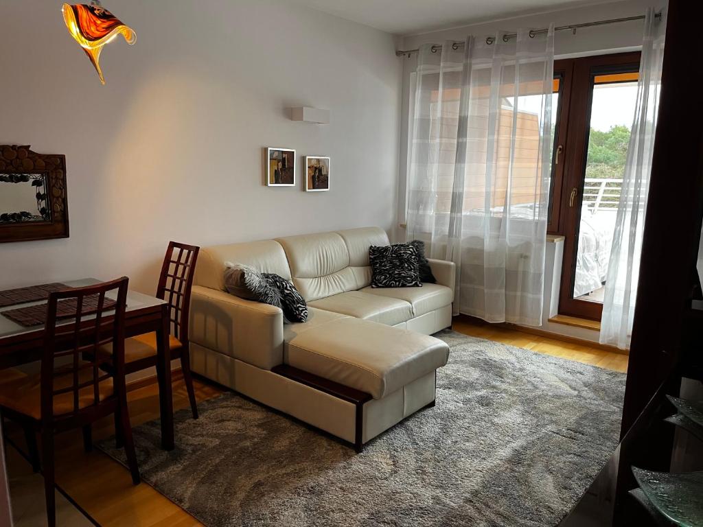 Posedenie v ubytovaní APARTAMENT 345 w Domu Zdrojowym - Jastarnia