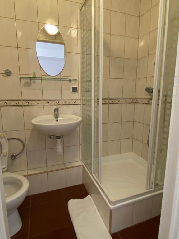 Kúpeľňa v ubytovaní Willa Bartek
