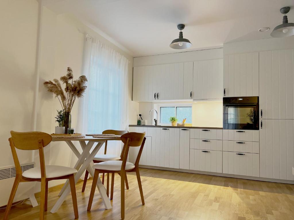 Kuchyň nebo kuchyňský kout v ubytování ARKA Apartment Juhkentali