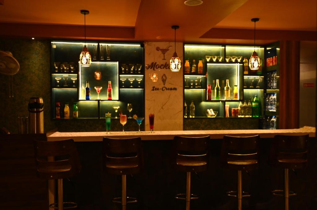 Lounge nebo bar v ubytování karisma premium
