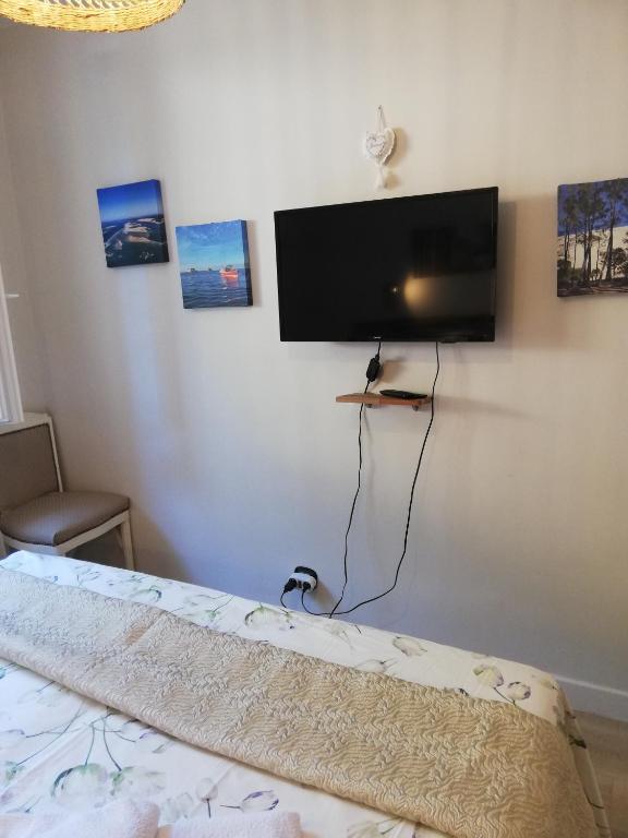 TV a/nebo společenská místnost v ubytování XAN