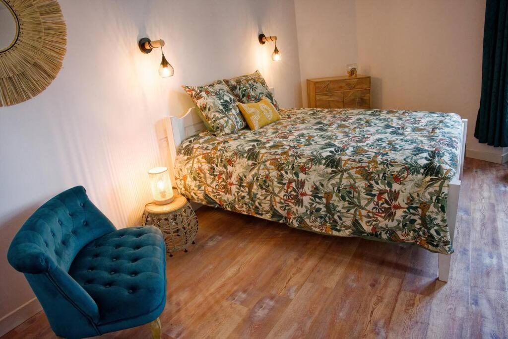Ліжко або ліжка в номері La Thorésienne