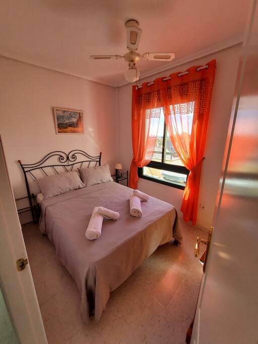 Postel nebo postele na pokoji v ubytování Superbe appartement calme vue mer