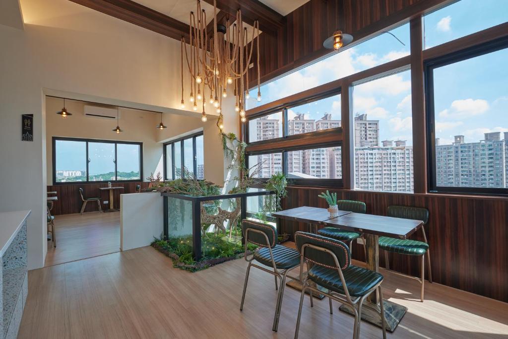 Posezení v ubytování 星澄風旅 Zela Design Hotel